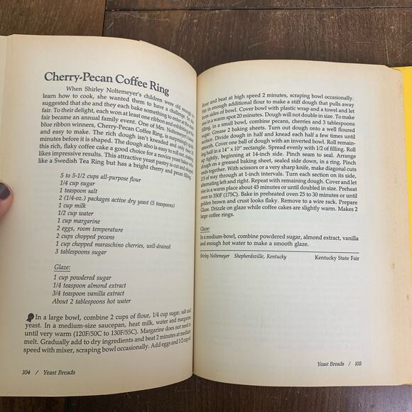 1993 VINTAGE America's Best State Fair Recipes Recipe‎ Book Cooking Canning Tips - Picture 9 of 11